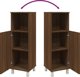 vidaXL Έπιπλο νιπτήρα καφέ δρυς 30x30x95 cm