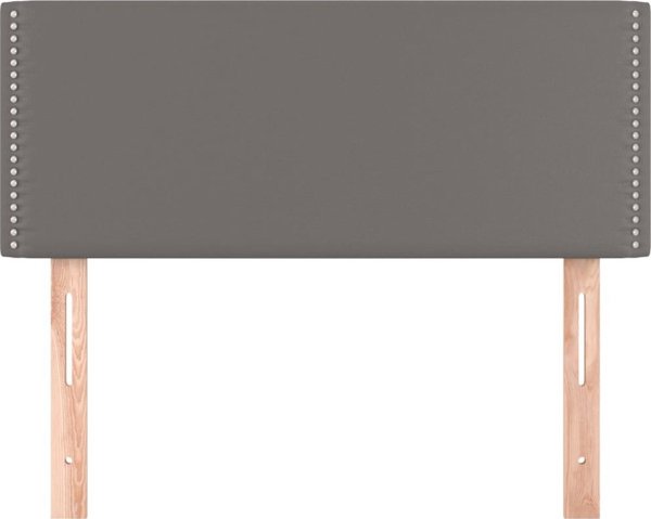 vidaXL Zaglohek sto krevati gkri, 80x5x78/88 cm, mikroskin