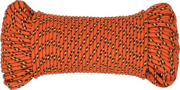 vidaXL Ναυτικό σχοινί, πορτοκαλί, 3 mm, 50 m, πολυπροπυλένιο