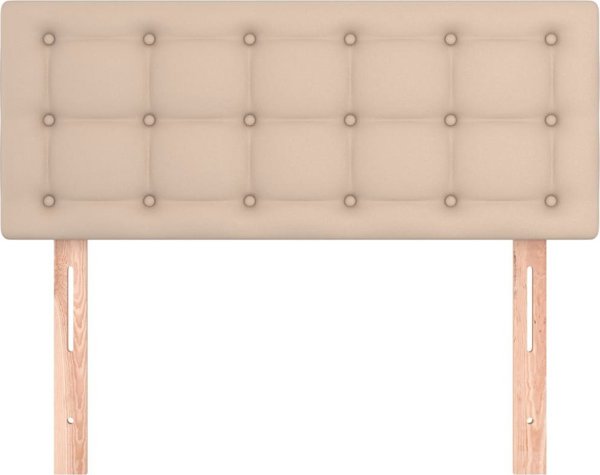 vidaXL Κεφαλάρι για κρεβάτι, cappuccino, 80x5x78/88 cm, τεχνητό δέρμα