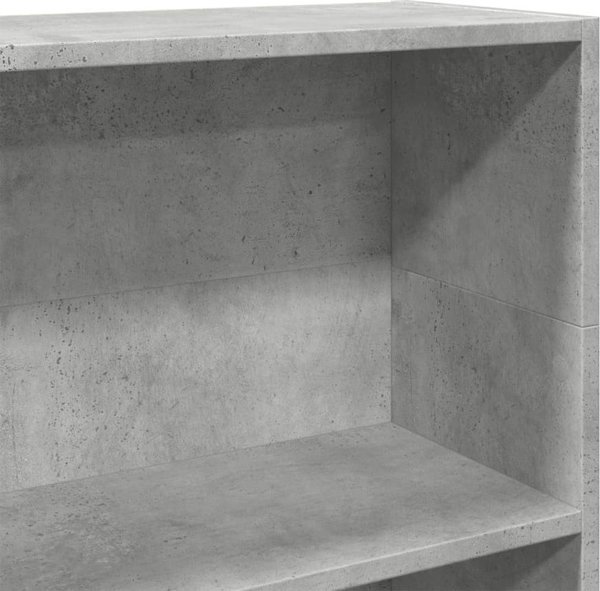 vidaXL Ράφι γκρι σκουριάς 80x24x109 εκ. από σύνθετο ξύλο