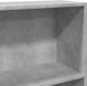 vidaXL Ράφι γκρι σκουριάς 80x24x109 εκ. από σύνθετο ξύλο