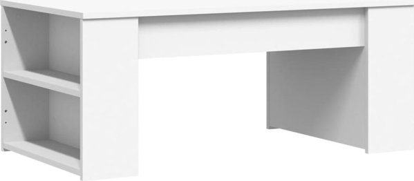 vidaXL Τραπεζάκι Καφέ, Λευκό, 102x55x42 εκ., Συνθετικό Ξύλο