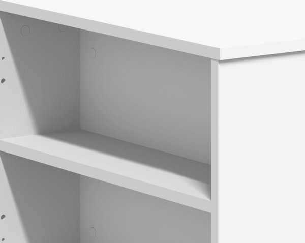 vidaXL Τραπεζάκι Καφέ, Λευκό, 102x55x42 εκ., Συνθετικό Ξύλο
