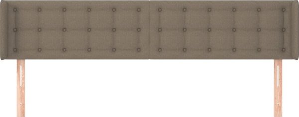 vidaXL Υποστρώματα Κεφαλής Uszak, τσάι, 183x16x78/88 εκ., ύφασμα