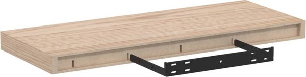 vidaXL Ράφια, 4 τεμ., 60x23,5x4 εκ., ξύλινο σύνθετο υλικό
