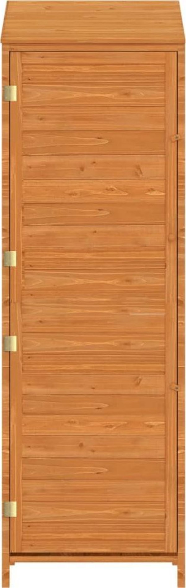 vidaXL ντουλάπι κήπου, καφέ, 55x52x174,5 cm, μασίφ ξύλο ελάτου