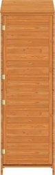 vidaXL ντουλάπι κήπου, καφέ, 55x52x174,5 cm, μασίφ ξύλο ελάτου