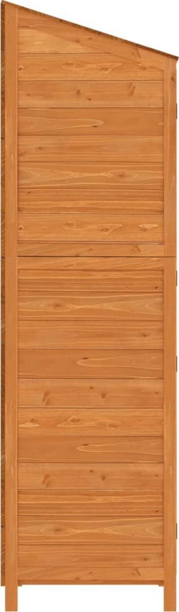 vidaXL ντουλάπι κήπου, καφέ, 55x52x174,5 cm, μασίφ ξύλο ελάτου
