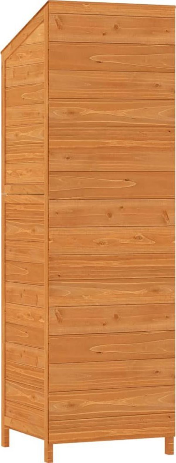 vidaXL ντουλάπι κήπου, καφέ, 55x52x174,5 cm, μασίφ ξύλο ελάτου