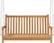 vidaXL Ξύλινη κούνια κήπου από ξύλο τεκ 114x60x64 cm