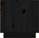 vidaXL vidaXL Szafka pod TV, czarna, 156x40x40 cm, lite drewno sosnowe