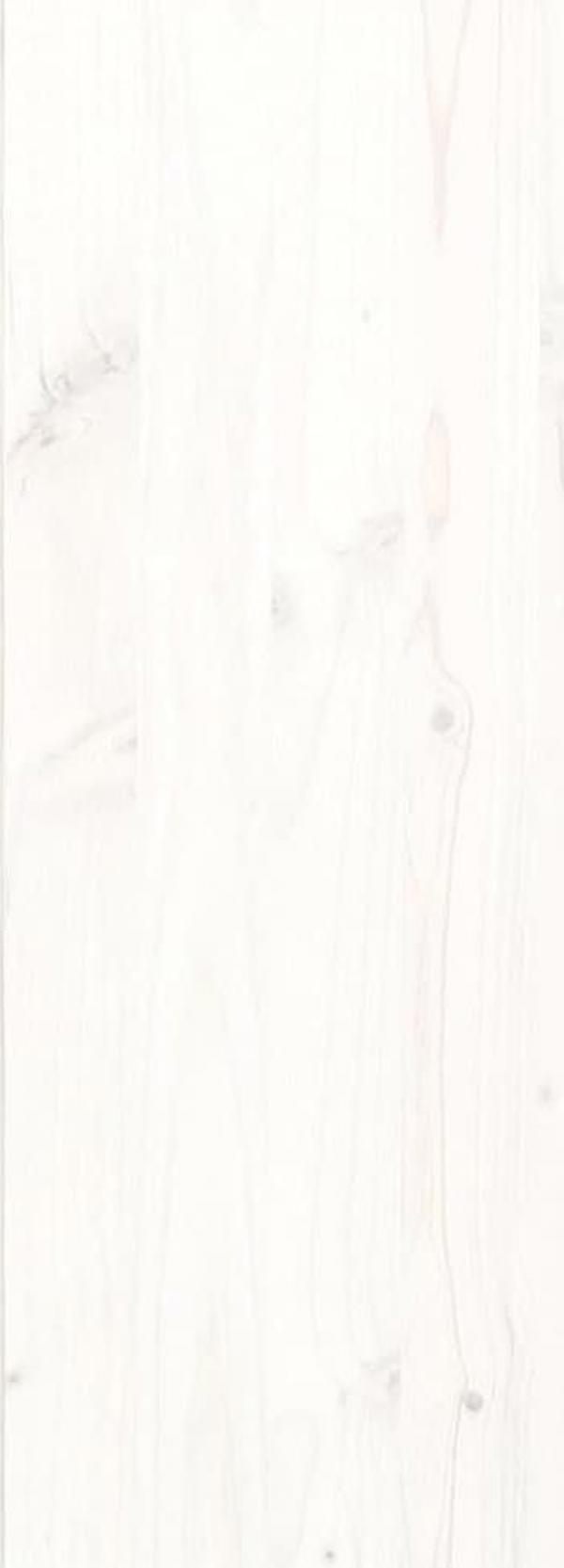 vidaXL Επιτοίχια ντουλάπα, λευκή, 30x30x80 cm, μασίφ πεύκο