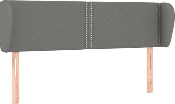 vidaXL Ζαγκλώμκi uszak, σκούρο γκρι, 147x23x78/88 εκ., υφασμάτινο