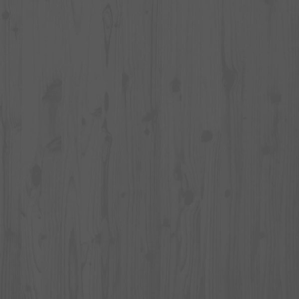 vidaXL Κεφαλάρι κρεβατιού, γκρι, 166x3x91,5 εκ., μασίφ ξύλο πεύκου