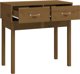 vidaXL Κονσόλα, καφέ μέλι, 76,5x40x75 εκ., ξύλο πεύκου
