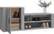 vidaXL Szafka na buty, γκρι δρυς Sonoma, 130x35x54 cm