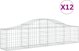 vidaXL Kosze gabionowe, 12 τεμ, 200x30x40/60 εκ, γαλβανισμένος σίδηρος