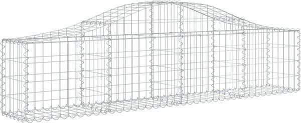 vidaXL Kosze gabionowe, 12 τεμ, 200x30x40/60 εκ, γαλβανισμένος σίδηρος