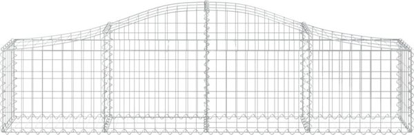 vidaXL Kosze gabionowe, 12 τεμ, 200x30x40/60 εκ, γαλβανισμένος σίδηρος