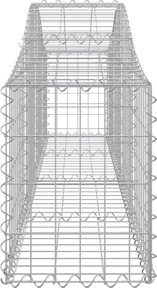vidaXL Kosze gabionowe, 12 τεμ, 200x30x40/60 εκ, γαλβανισμένος σίδηρος