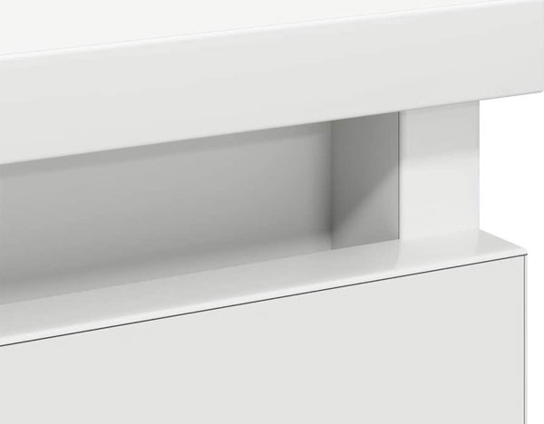 vidaXL Συρταριέρα Λευκή 71x35x84 cm από Κόντρα Πλακέ Ξύλο