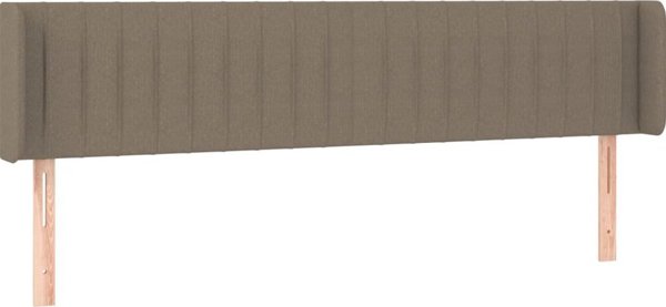 vidaXL Κεφαλάρι uszak, taupe, 183x16x78/88 cm, ύφασμα