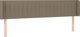 vidaXL Κεφαλάρι uszak, taupe, 183x16x78/88 cm, ύφασμα