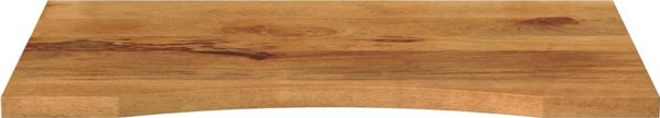 vidaXL Επιφάνεια Γραφείου με Εγκοπή, 90x60x2,5 cm, Ακατέργαστο Ξύλο Μάνγκο