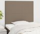 Προσκέφαλα για κρεβάτι vidaXL, 2 τεμ., taupe, 90x5x78/88 cm, ύφασμα