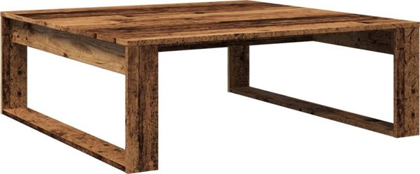 vidaXL vidaXL Stolik kawowy, kolor starego drewna, 100x100x35 cm