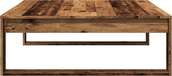 vidaXL vidaXL Stolik kawowy, kolor starego drewna, 100x100x35 cm