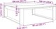 vidaXL vidaXL Stolik kawowy, kolor starego drewna, 100x100x35 cm