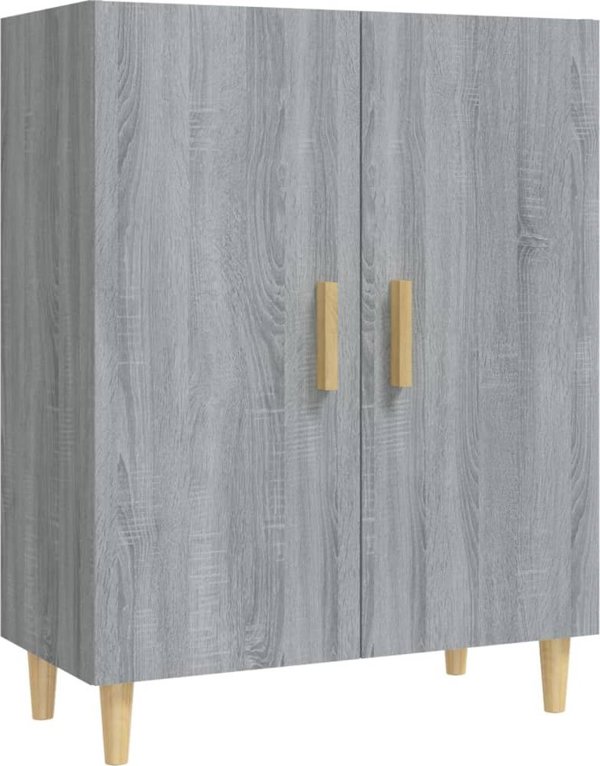 vidaXL Ντουλάπι, γκρι δρυς Sonoma, 70x34x90 εκ., σύνθετο ξύλο