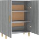 vidaXL Ντουλάπι, γκρι δρυς Sonoma, 70x34x90 εκ., σύνθετο ξύλο