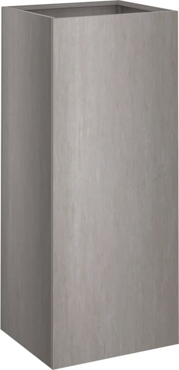 vidaXL Donica, szara, 32x27,5x75 cm, stal kortenowska
