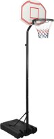 vidaXL Στήριγμα για μπάσκετ, λευκό, 282-352 cm, πολυαιθυλένιο