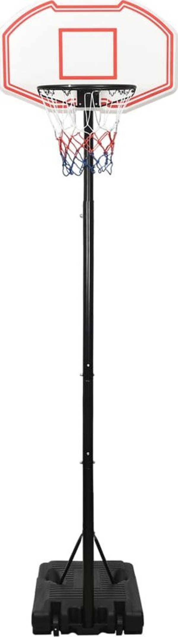 vidaXL Στήριγμα για μπάσκετ, λευκό, 282-352 cm, πολυαιθυλένιο