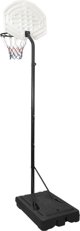 vidaXL Στήριγμα για μπάσκετ, λευκό, 282-352 cm, πολυαιθυλένιο