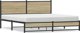 vidaXL Metalowa rama lozka dab sonoma 183x213 cm bez materaca