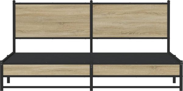 vidaXL Metalowa rama lozka dab sonoma 183x213 cm bez materaca
