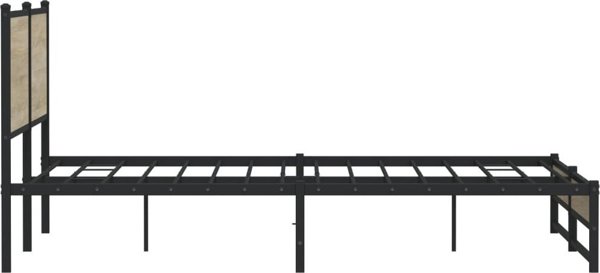vidaXL Metalowa rama lozka dab sonoma 183x213 cm bez materaca