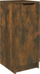 vidaXL Ντουλάπι παπουτσιών, καπνιστή δρυς, 30x35x70 εκ.