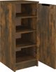 vidaXL Ντουλάπι παπουτσιών, καπνιστή δρυς, 30x35x70 εκ.