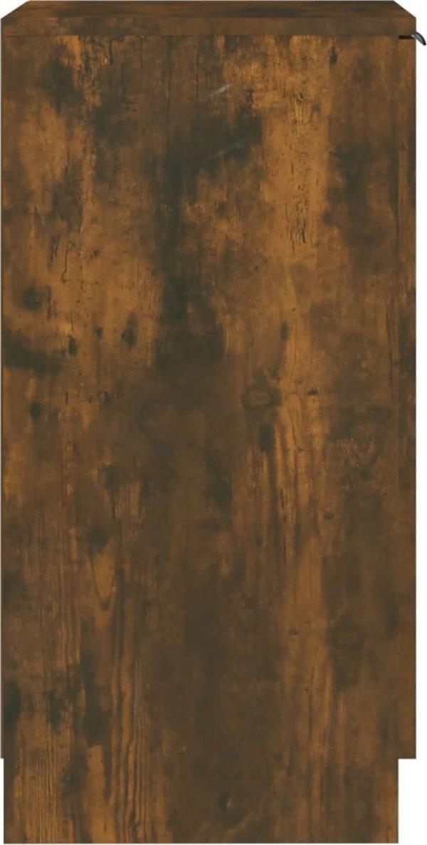 vidaXL Ντουλάπι παπουτσιών, καπνιστή δρυς, 30x35x70 εκ.