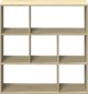 vidaXL Rafak me diaplastira, drepni sonoma, 102x29x103,5 cm