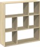 vidaXL Rafak me diaplastira, drepni sonoma, 102x29x103,5 cm