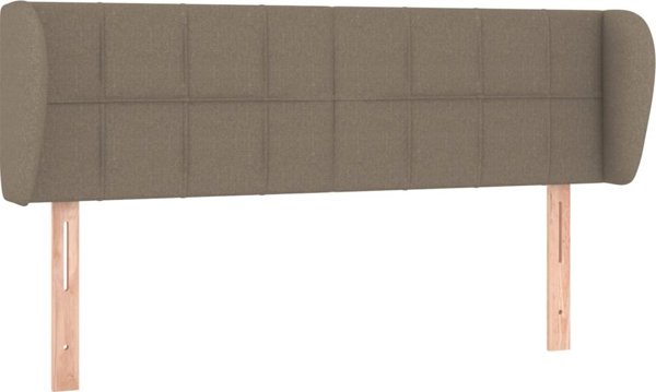 vidaXL Κεφαλάρι uszak σε taupe, 147x23x78/88 cm, ύφασμα