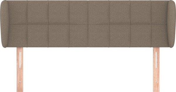 vidaXL Κεφαλάρι uszak σε taupe, 147x23x78/88 cm, ύφασμα