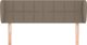 vidaXL Κεφαλάρι uszak σε taupe, 147x23x78/88 cm, ύφασμα
